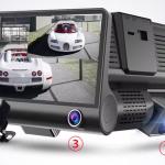 3 in 1 HD Car Dashboard Camera | Loop Recordings