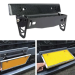 Universal Car Number Plate Frame Holder | Carbon Fiber