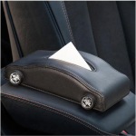 Car Shape Dashboard Tissue Box | Elegant Design | Black Beige Brown