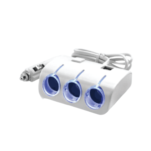 High Performance 3 Way Car Socket