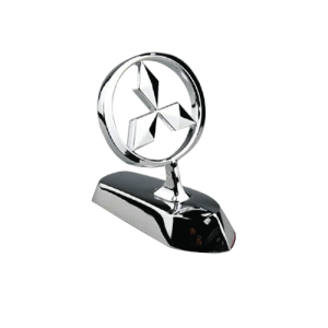 Stainless Still Mitsubishi Car Bonnet Logo