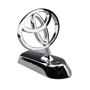Stainless Still Toyota Car Bonnet Logo